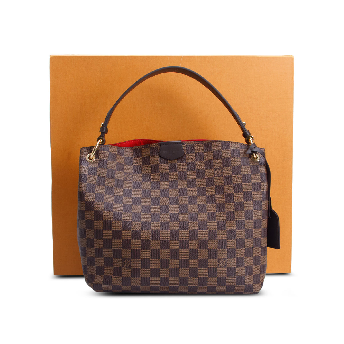 Louis Vuitton 2021 Damier Ebene Graceful PM w/ Box & Receipt