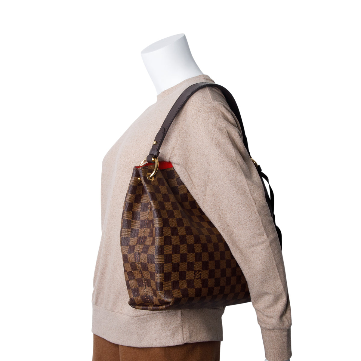 Louis Vuitton 2021 Damier Ebene Graceful PM w/ Box & Receipt