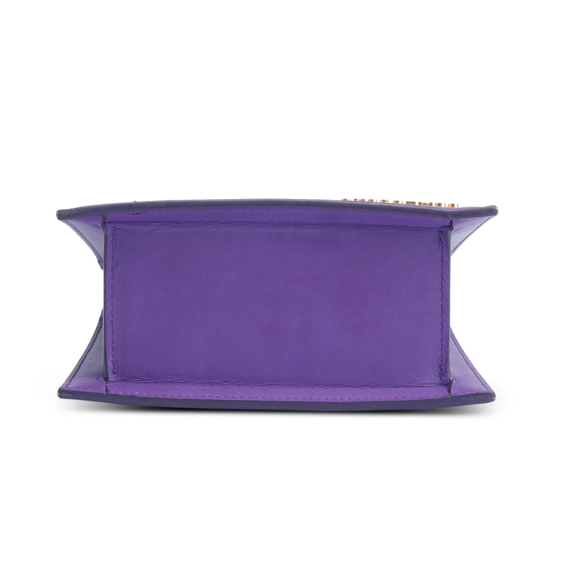 Jacquemus Purple Medium Signature Leather Le Chiquito Handle Bag w/ Strap