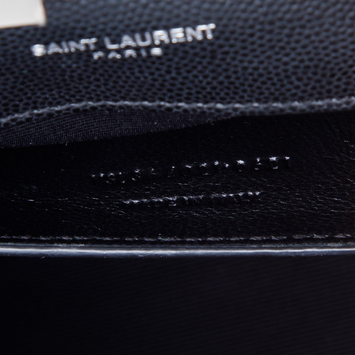 Saint Laurent 2021 Black Grain De Poudre Medium Kate Bag