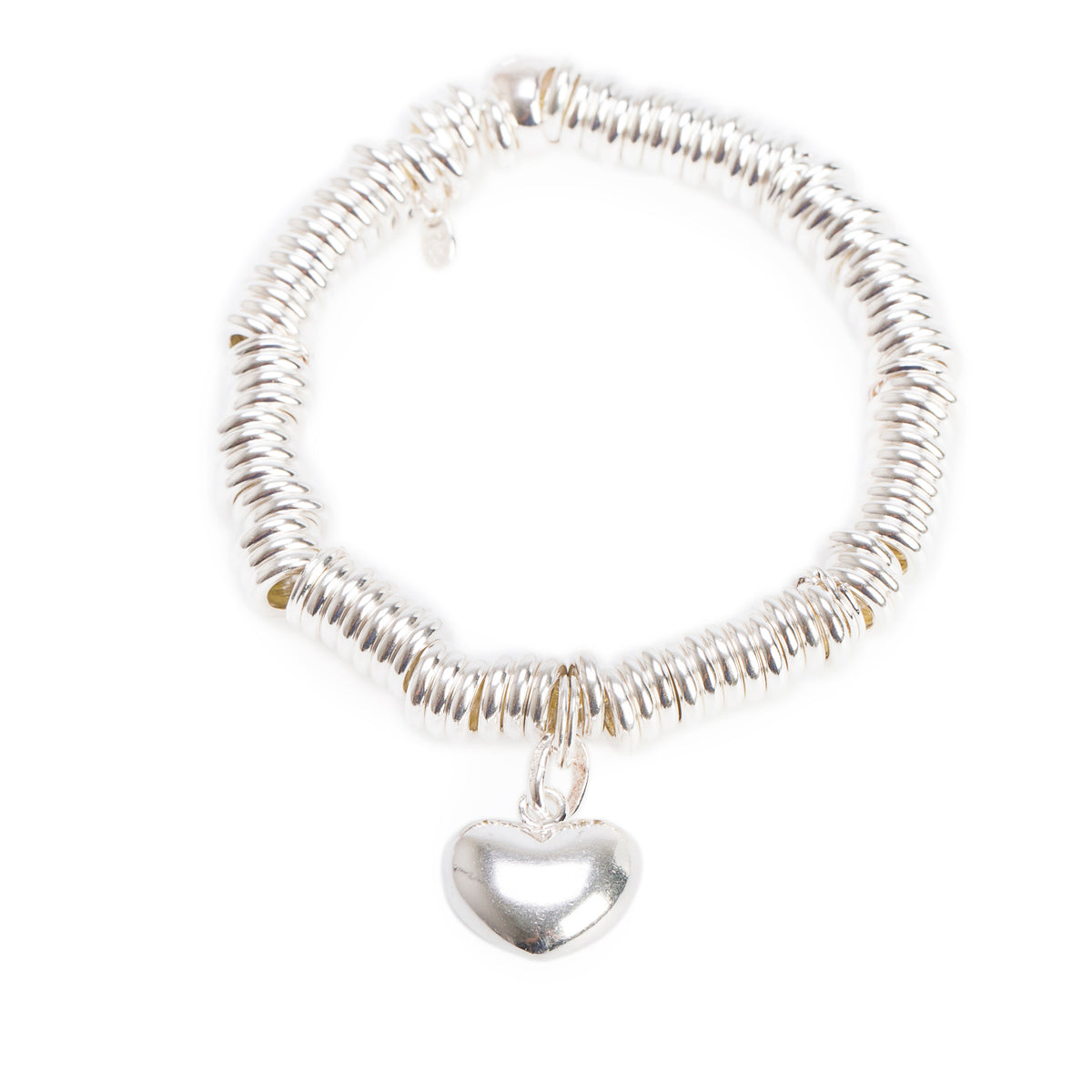 Links of London Sterling Silver Classic Sweetie Heart Charm Bracelet