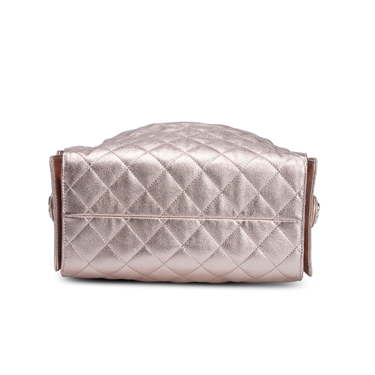 Chanel Pink Metallic Caviar Quilted Small Chanel 25 Handbag
