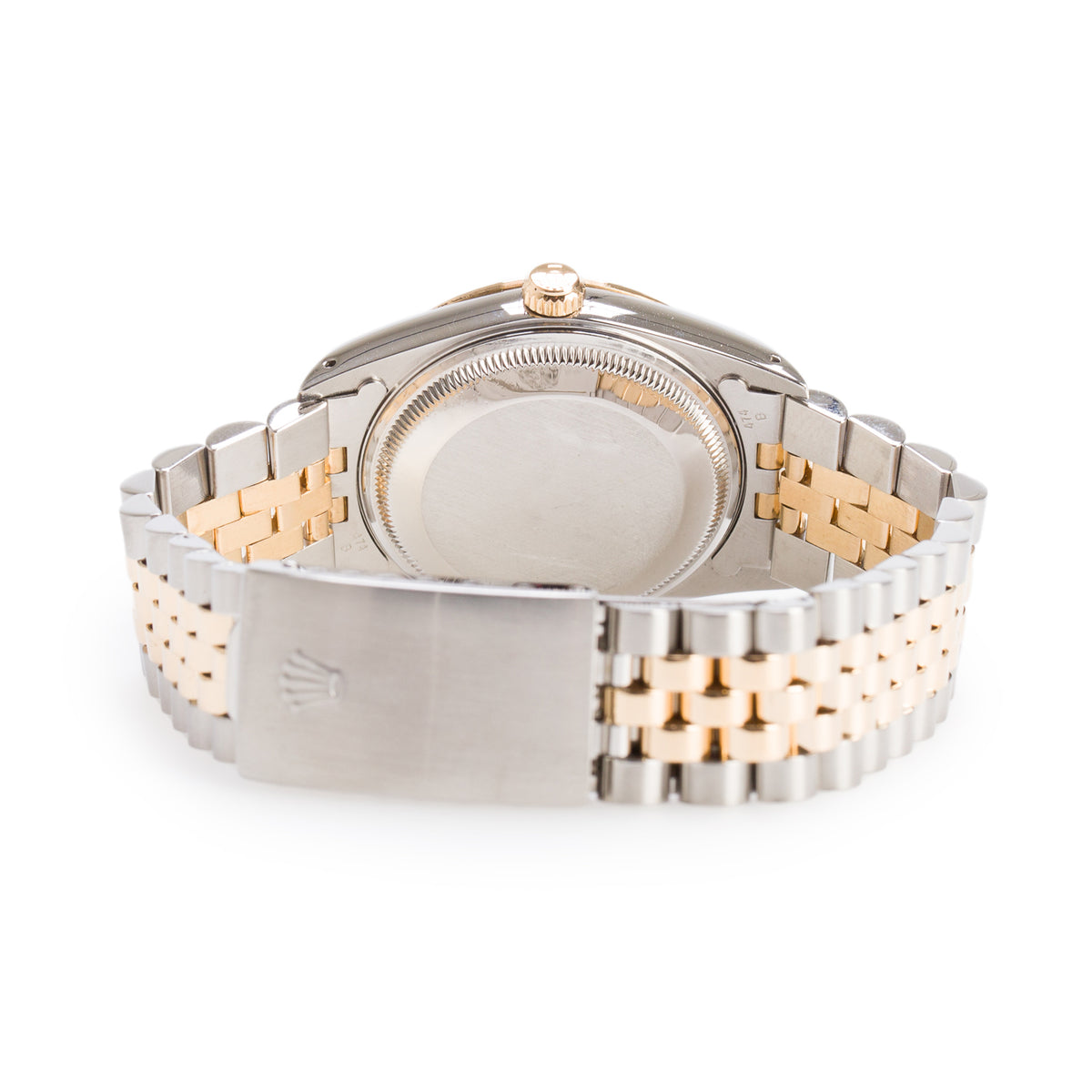 Rolex Stainless Steel & 18k Yellow Gold Oyster Perpetual Date 34 MM Automatic Watch Champagne Dial 15233