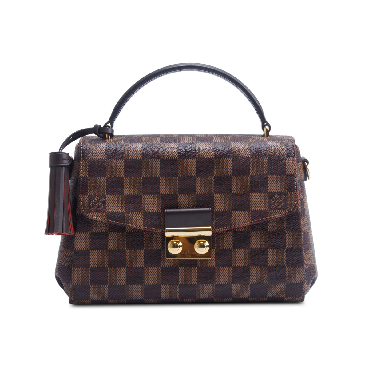 Louis Vuitton Damier Ebene Croisette w/ Box & Strap