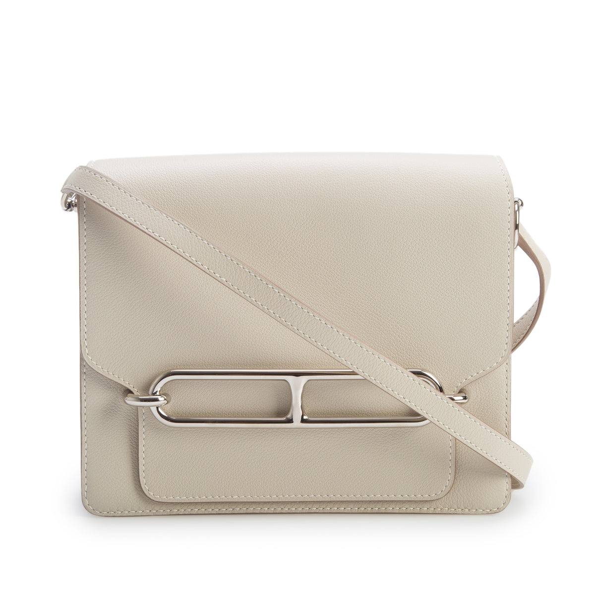 Hermes Beton Veau Evercolor Sac Roulis 23 w/ Box & Receipt