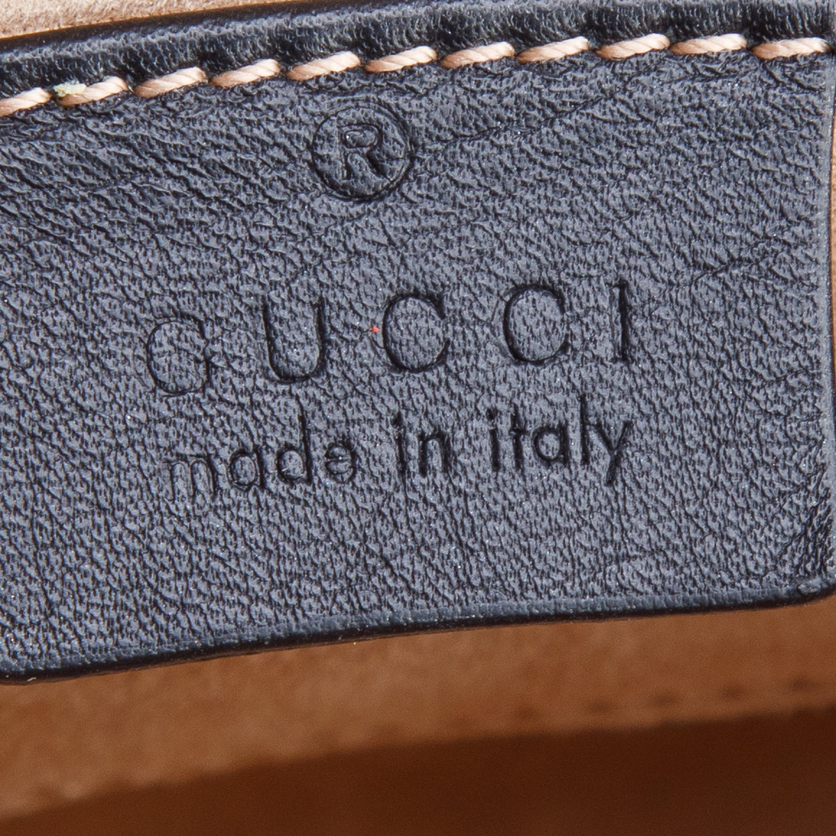 Gucci Black Calfskin Studded Small Padlock Shoulder Bag