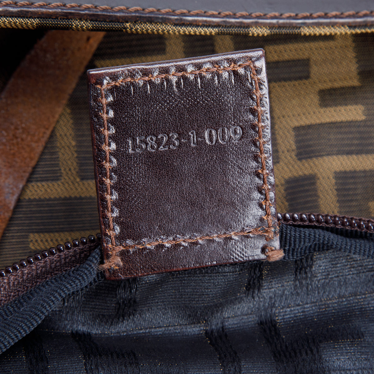 Fendi Brown Zucca FF Canvas Small Foldable Tote