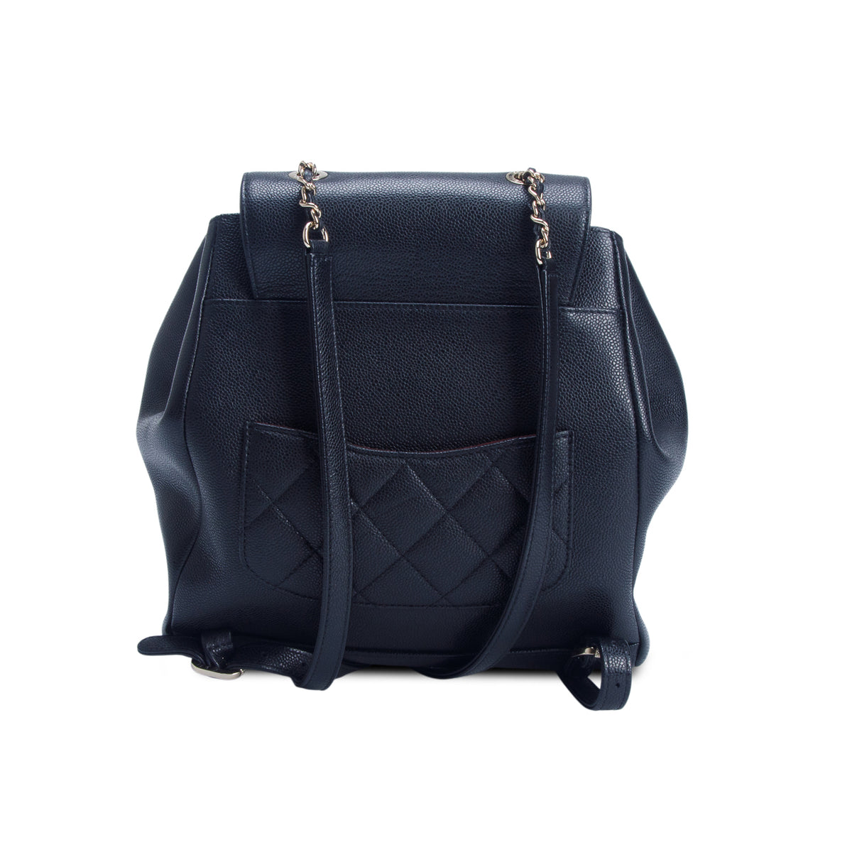 Chanel Black Caviar Quilted Business Affinity Backpack