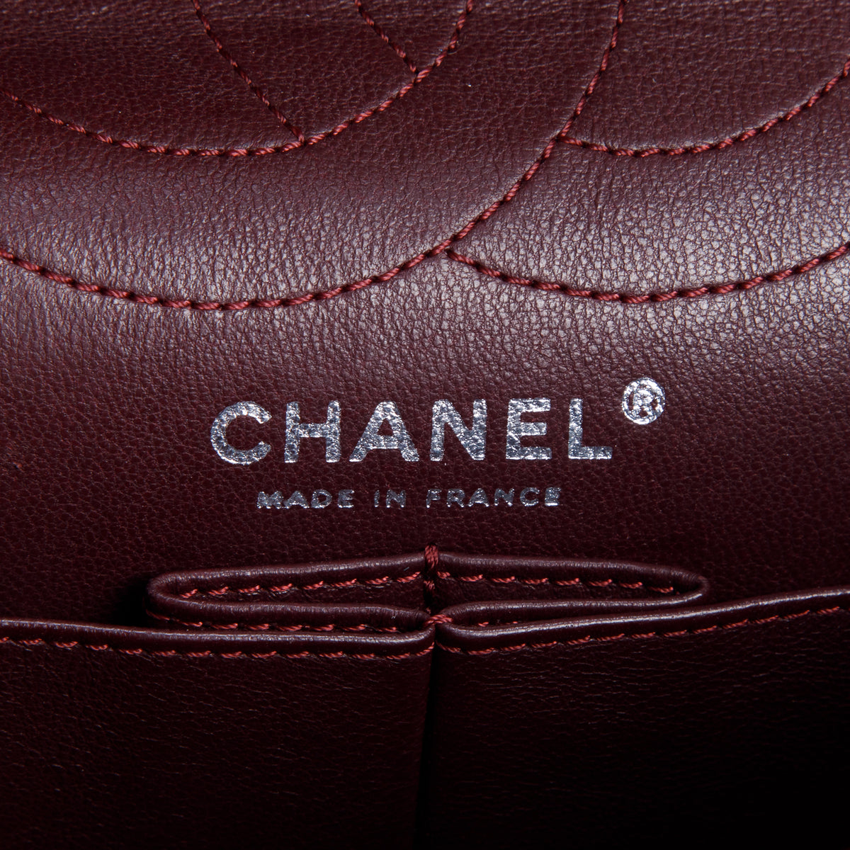 Chanel Black Aged Calfskin Quilted 2.55 Reissue 226 Flap w/ Authenticity Card