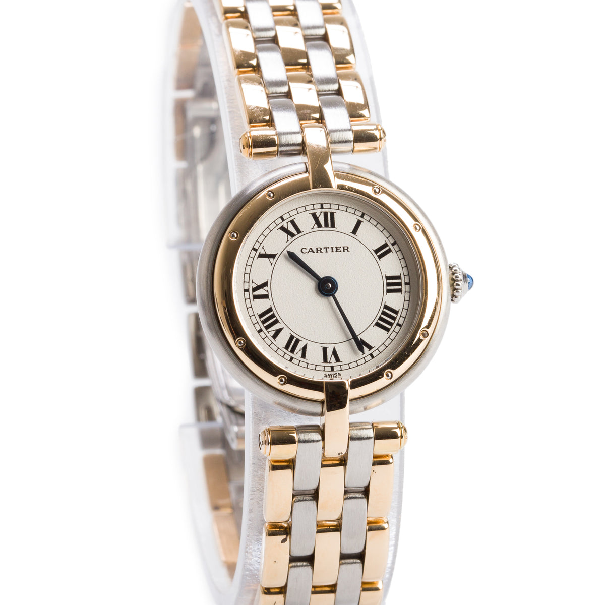 Cartier Stainless Steel & 18k Yellow Gold Panthere De Cartier Vendome 24 MM Quartz Watch