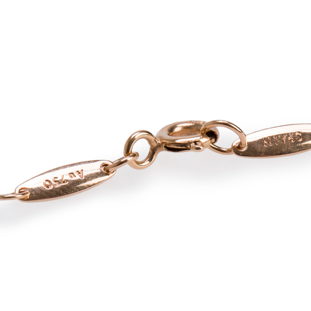 Tiffany & Co. Elsa Peretti 18k Rose Gold 0.03 ct. Diamonds by the Yard Bracelet w/ Box