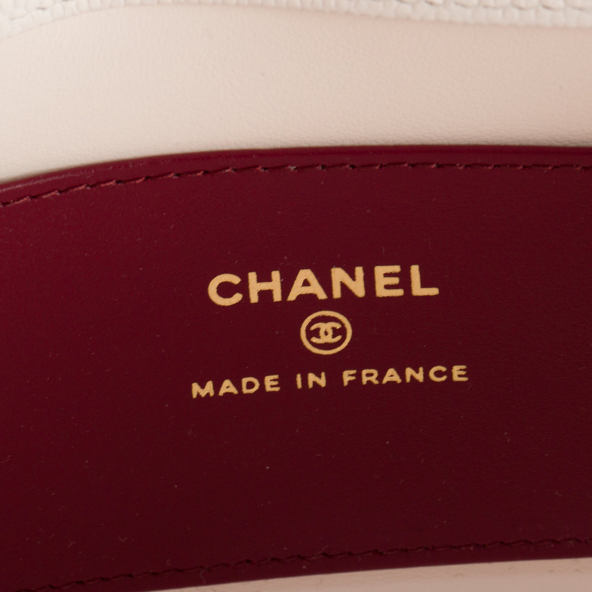 Chanel 2026 White Shiny Caviar Mini Preppy Coco Shoulder Bag w/ Box & Receipt