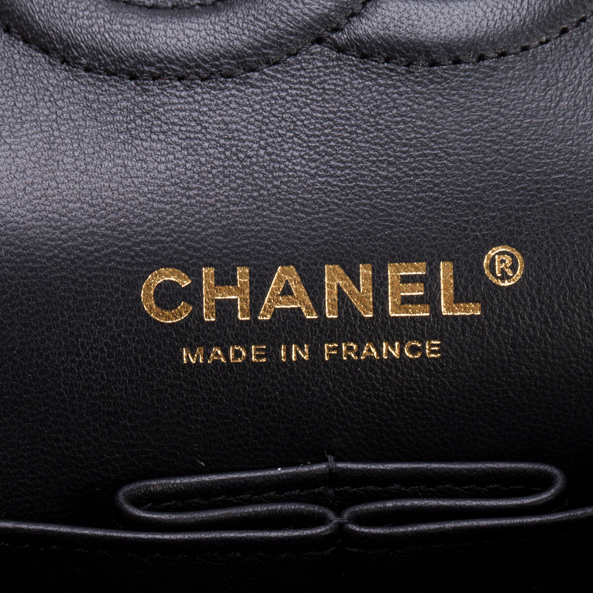 Chanel 2022 Black/White Quilted Lambskin Leather Classic Medium Double Flap Bag w/ Box, Authenticity Card & Receipt