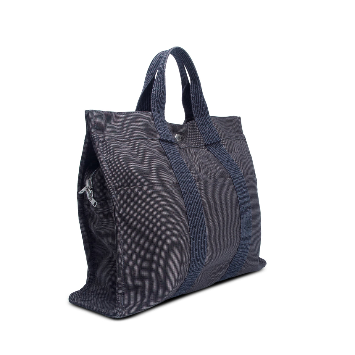 Hermes Grey Toile Herline MM