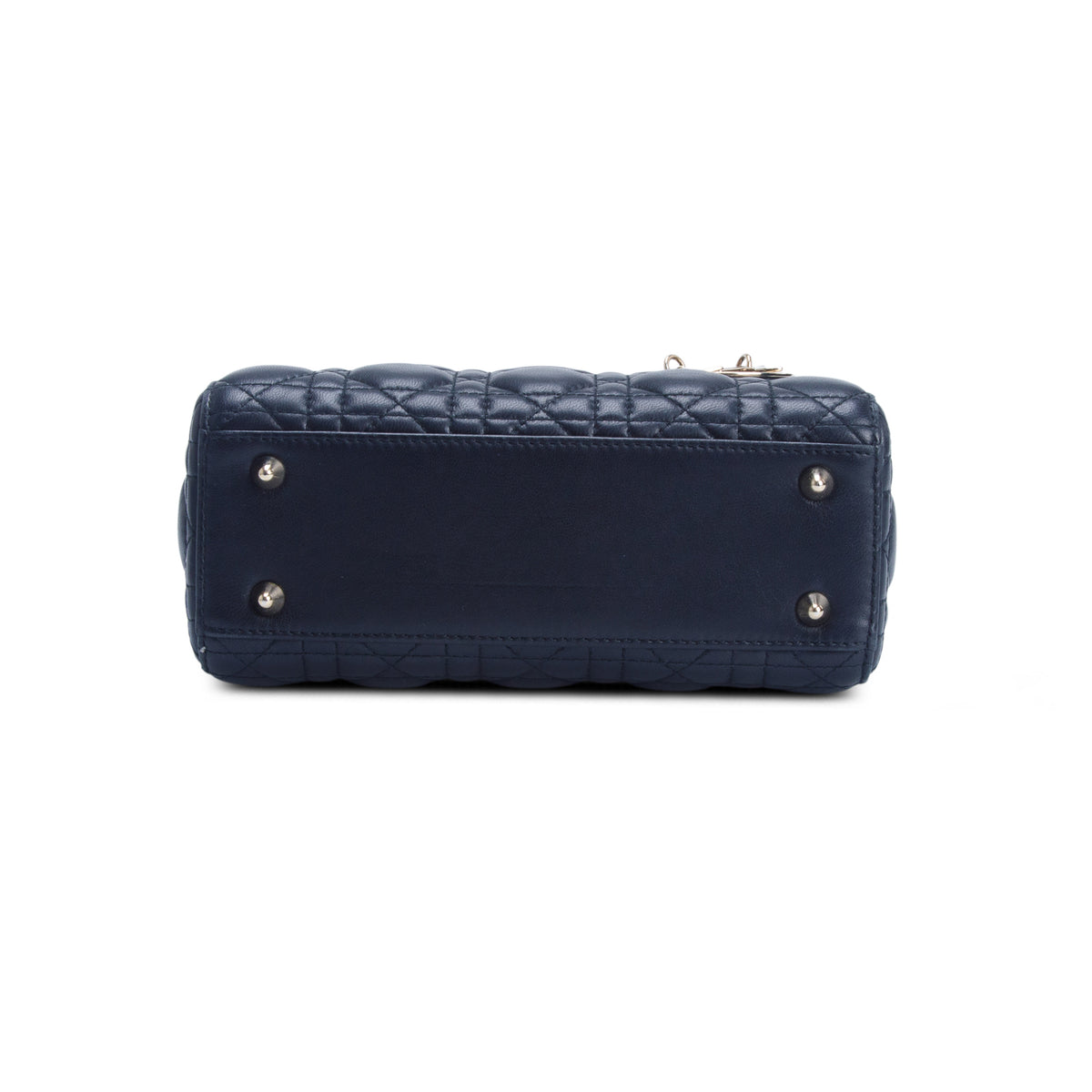 Christian Dior Black Calfskin Cannage Small Lucky Badges My Lady Dior w/ Box, Authenticity Card & Strap