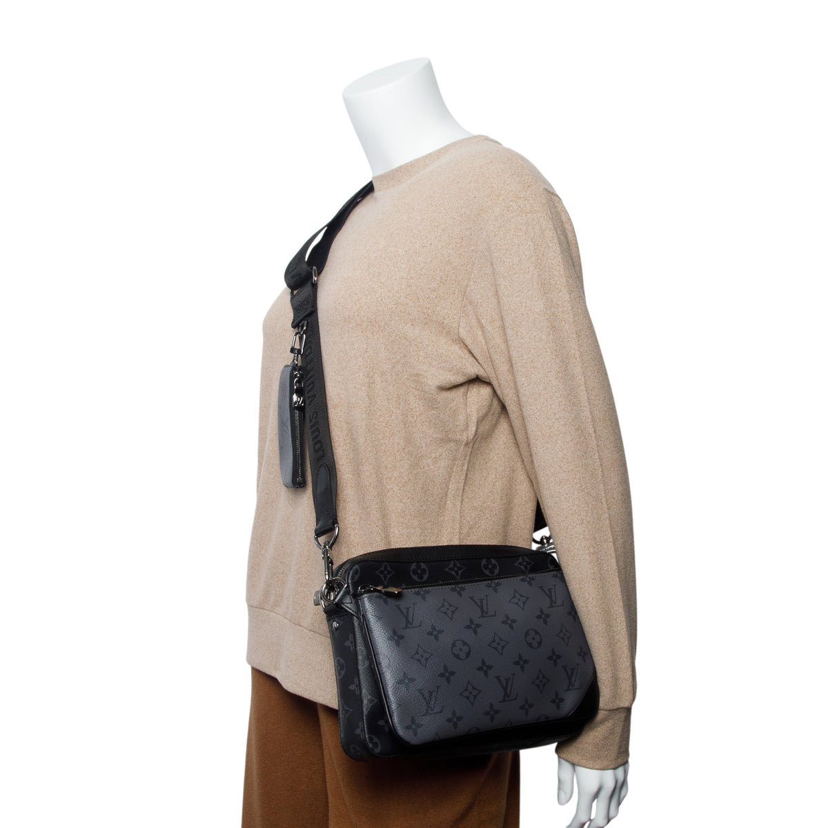 Louis Vuitton Reverse Monogram Eclipse Trio Messenger Bag