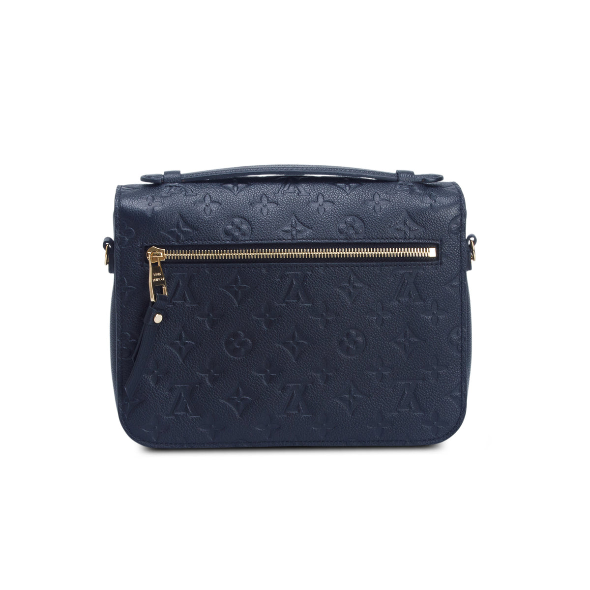 Louis Vuitton Black Monogram Empreinte Pochette Metis w/ Box, Strap & Receipt