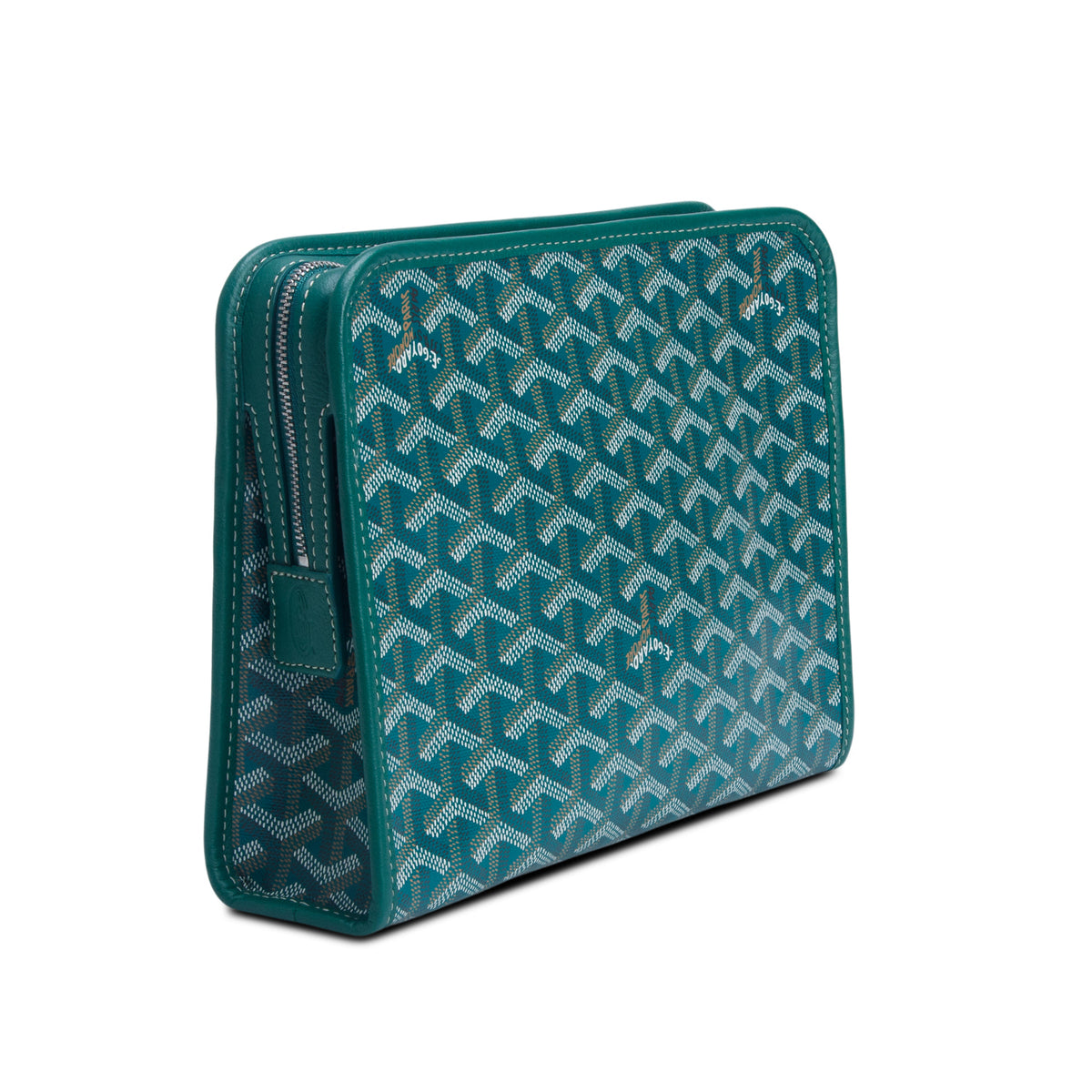 Goyard 2025 Green Goyardine Jouvence MM Toiletry Pouch