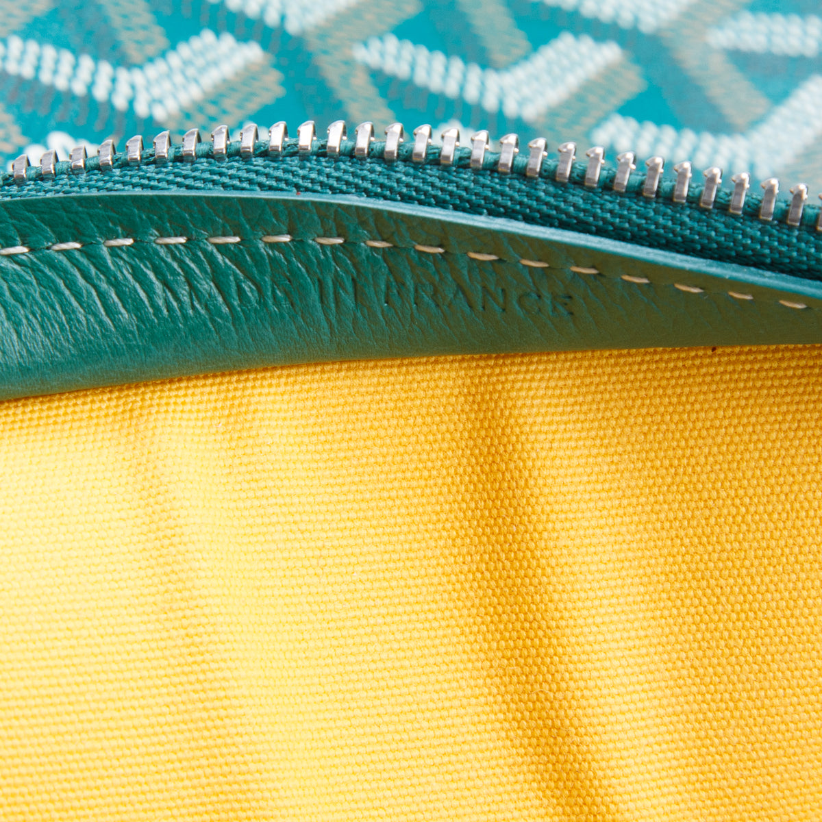 Goyard 2025 Green Goyardine Jouvence MM Toiletry Pouch