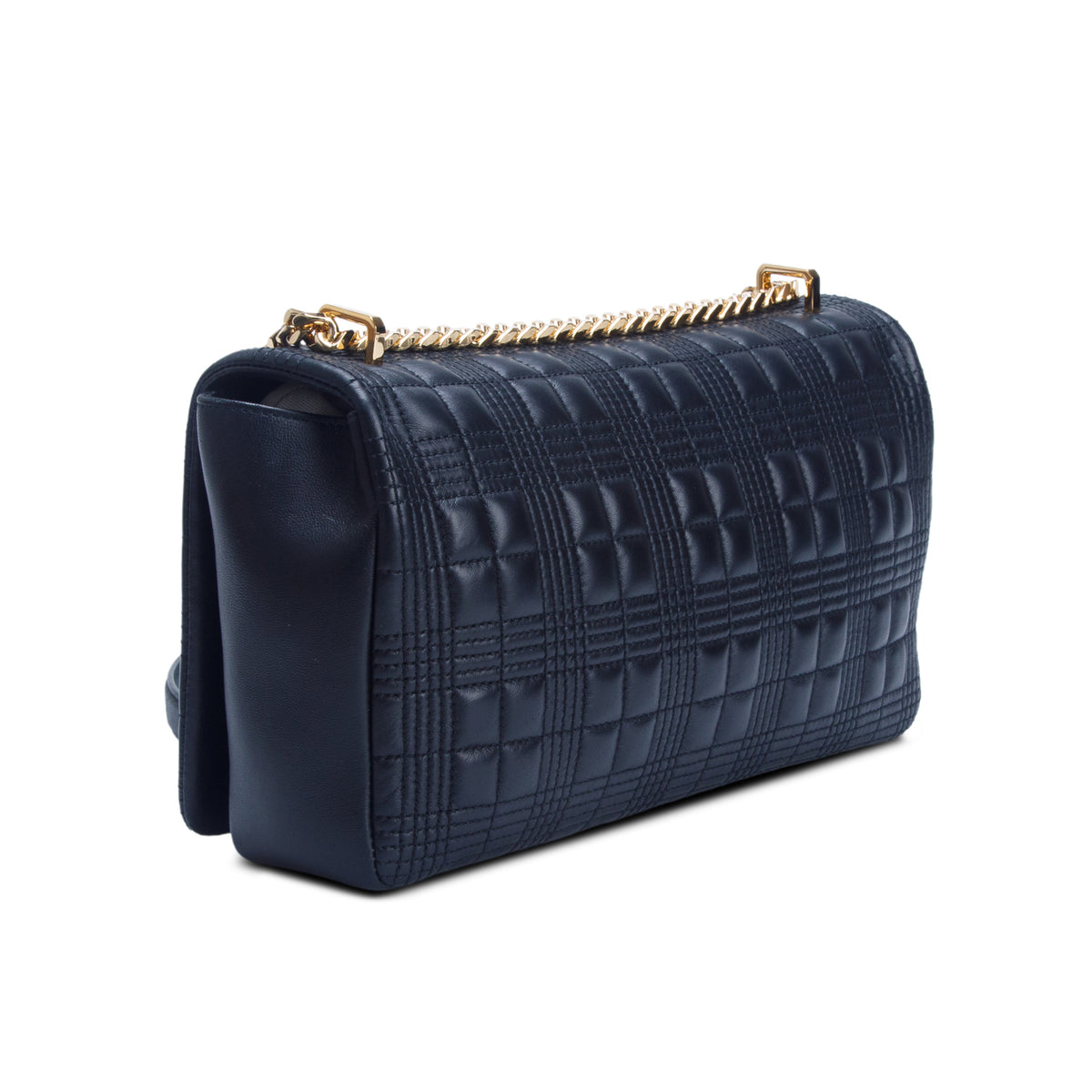 Burberry Black Lambskin Quilted Medium Lola Bag w/ Box