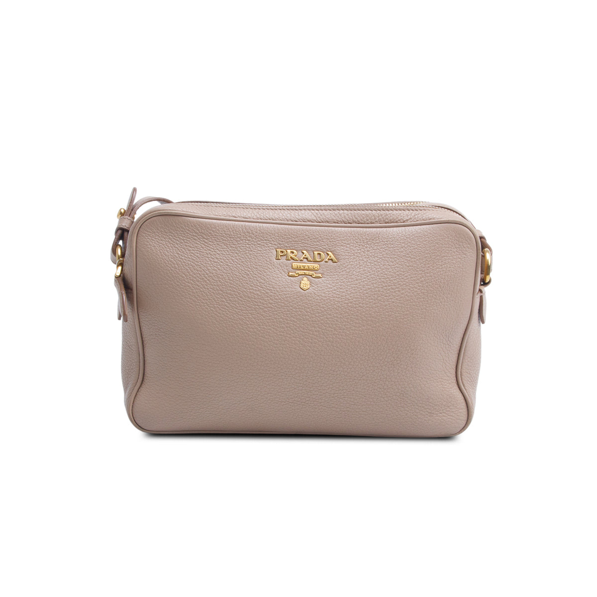 Prada Beige Vitello Phenix Camera Bag