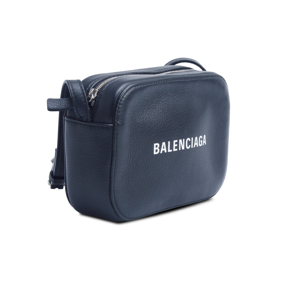 Balenciaga Black Grained Calfskin XS Everyday Camera Bag