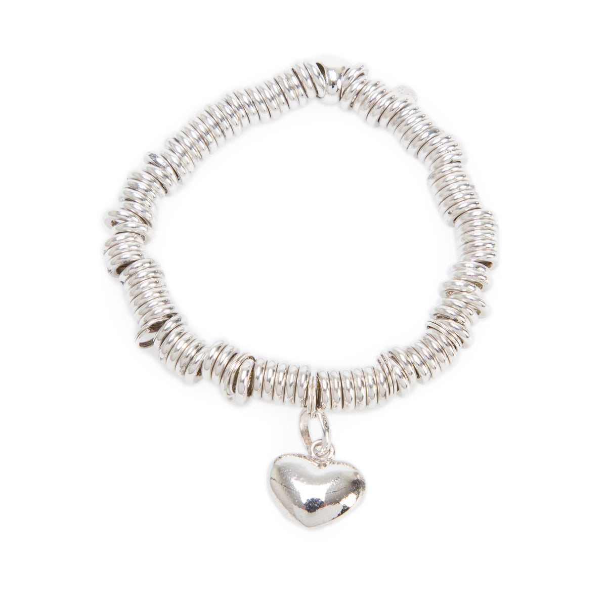 Links of London Sterling Silver Classic Sweetie Heart Charm Bracelet w/ Box