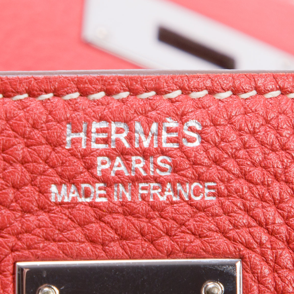 Hermes Orange Poppy Taurillon Clemence Retourne Kelly 40