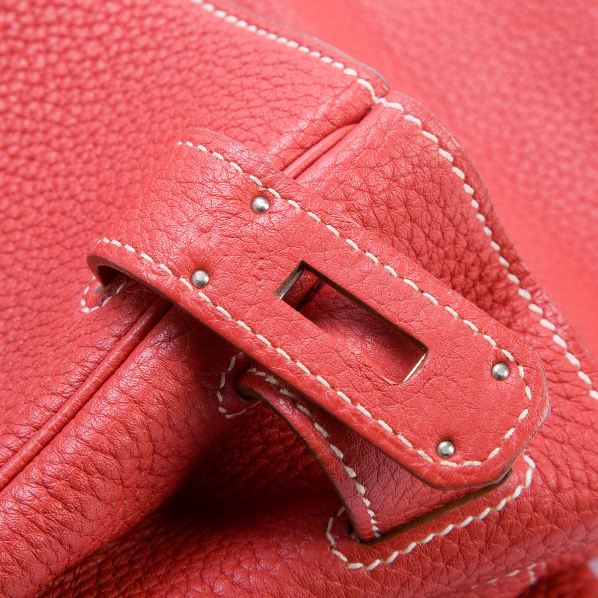 Hermes Orange Poppy Taurillon Clemence Retourne Kelly 40