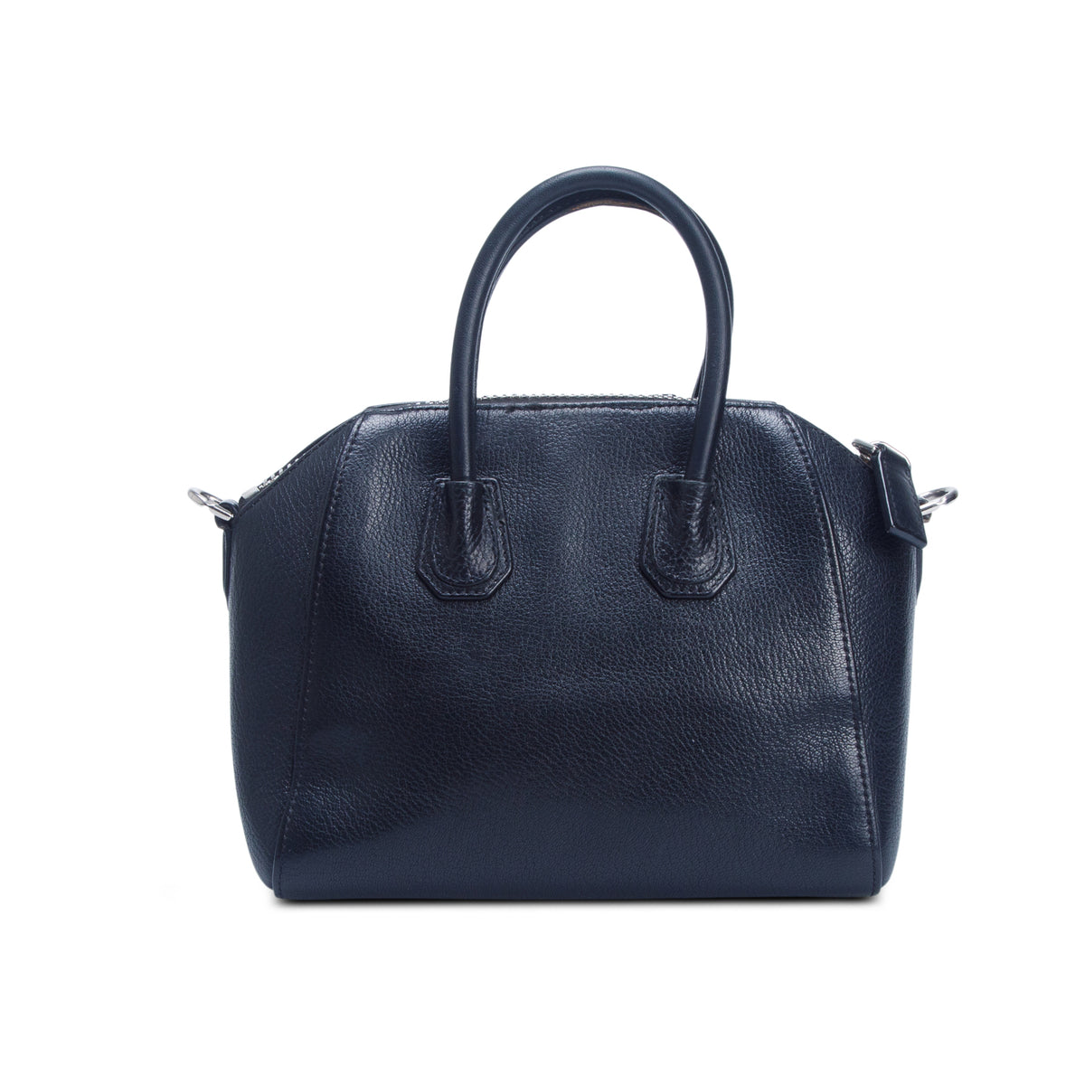 Givenchy Black Leather Mini Antigona Bag w/ Strap