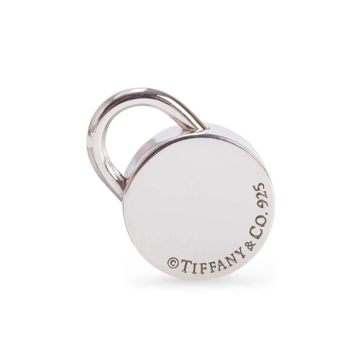 Tiffany & Co. Sterling Silver 1837 Round Lock Charm