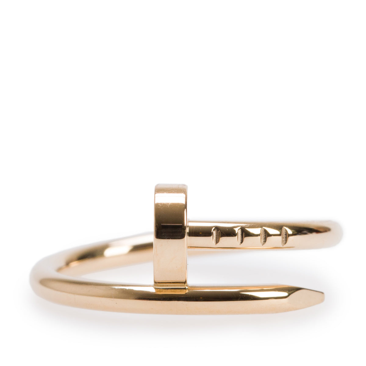Cartier 18k Yellow Gold Juste Un Clou Ring, Small Model, Size 46 3.75 w/ Box