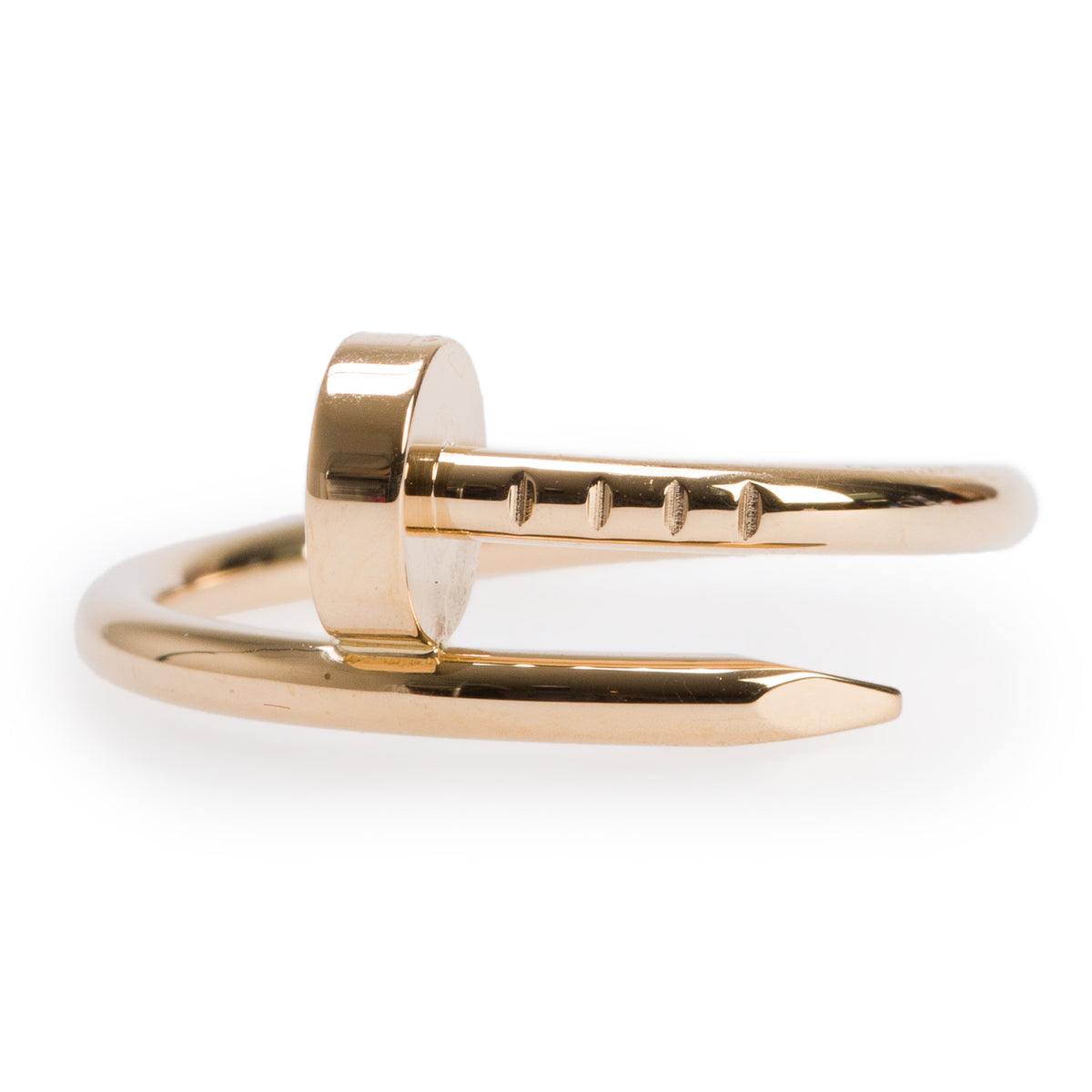 Cartier 18k Yellow Gold Juste Un Clou Ring, Small Model, Size 46 3.75 w/ Box