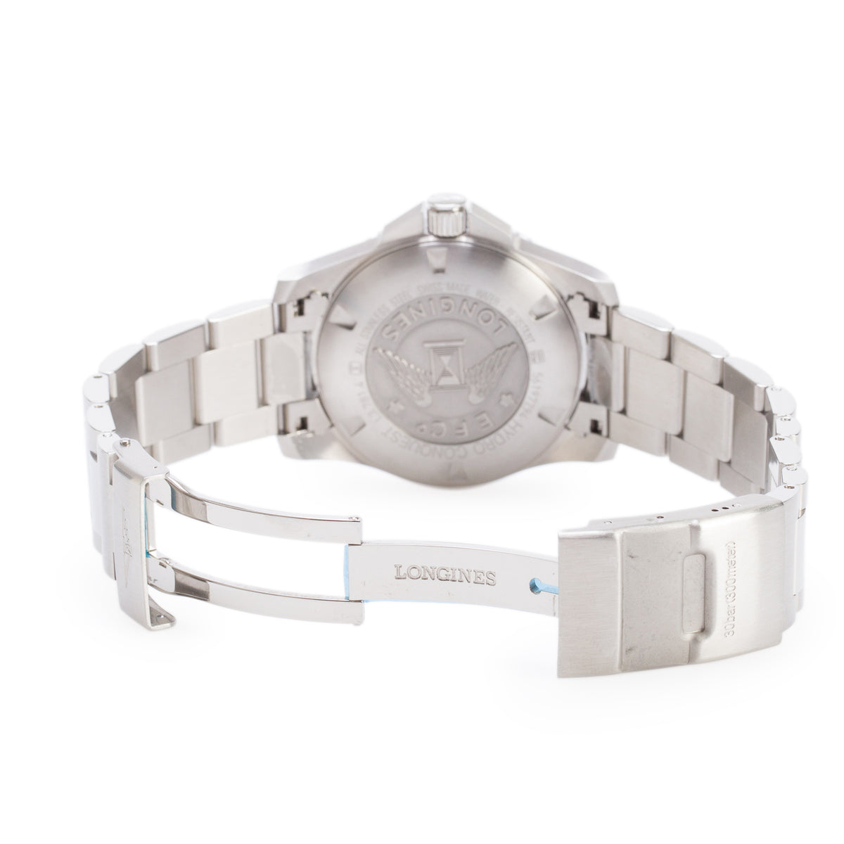 Longines 2026 Stainless Steel HydroConquest 41 MM Automatic Watch Green Bezel Black Dial w/ Box & Papers