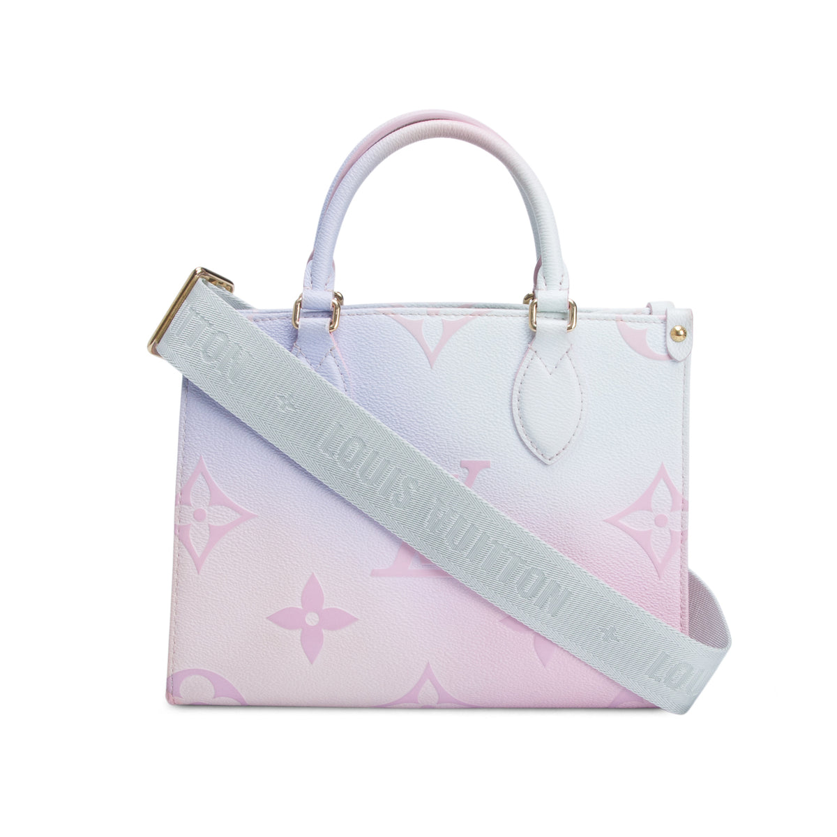 Louis Vuitton Sunrise Pastel Multicolor Monogram Giant Spring In The City Onthego PM w/ Strap