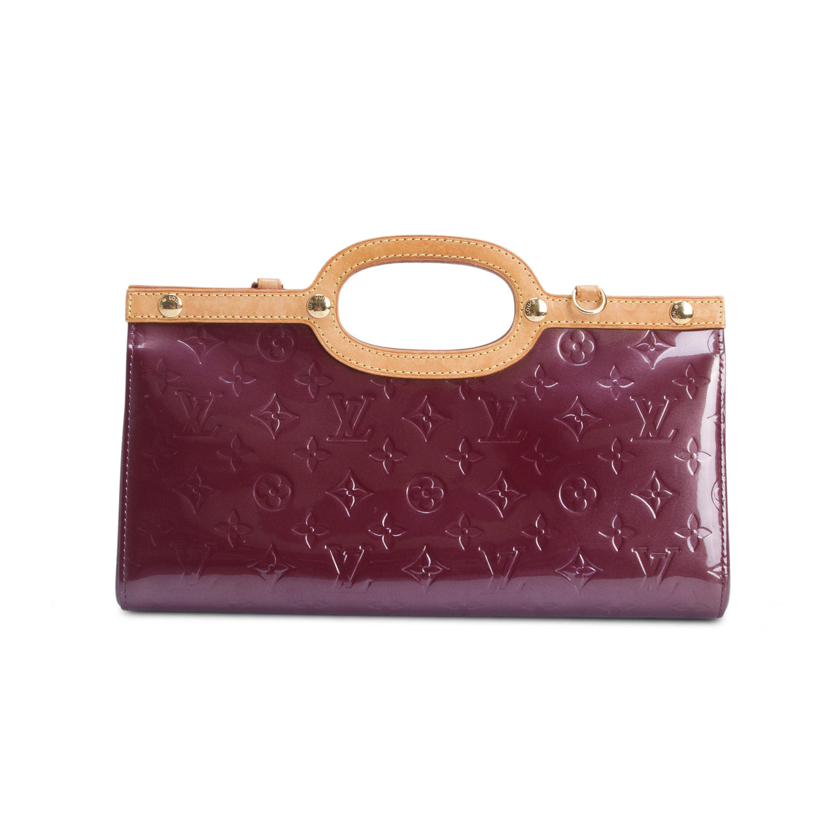 Louis Vuitton Burgundy Vernis Roxbury Drive w/ Strap