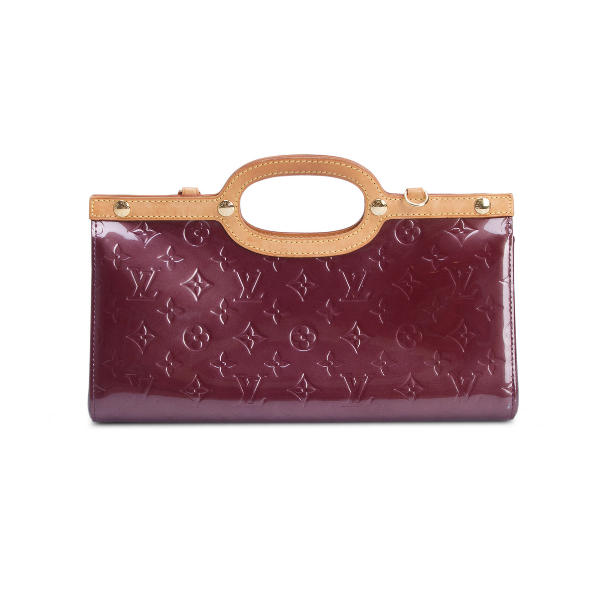 Louis Vuitton Burgundy Vernis Roxbury Drive w/ Strap