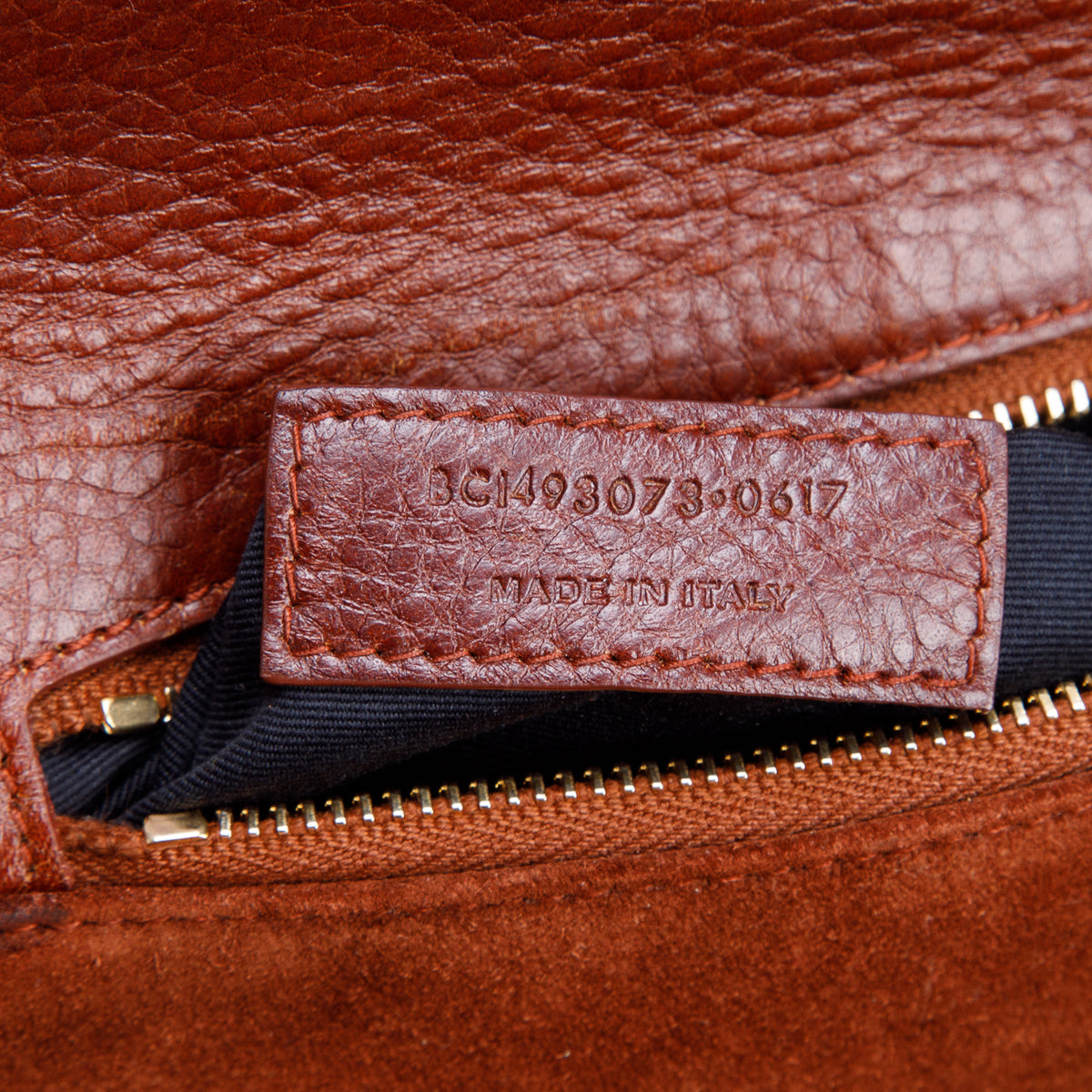 Saint Laurent Brown Leather Fetiche Long Clutch