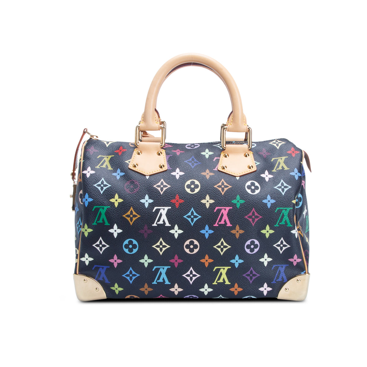 Louis Vuitton Black Monogram Multicolore Speedy 30