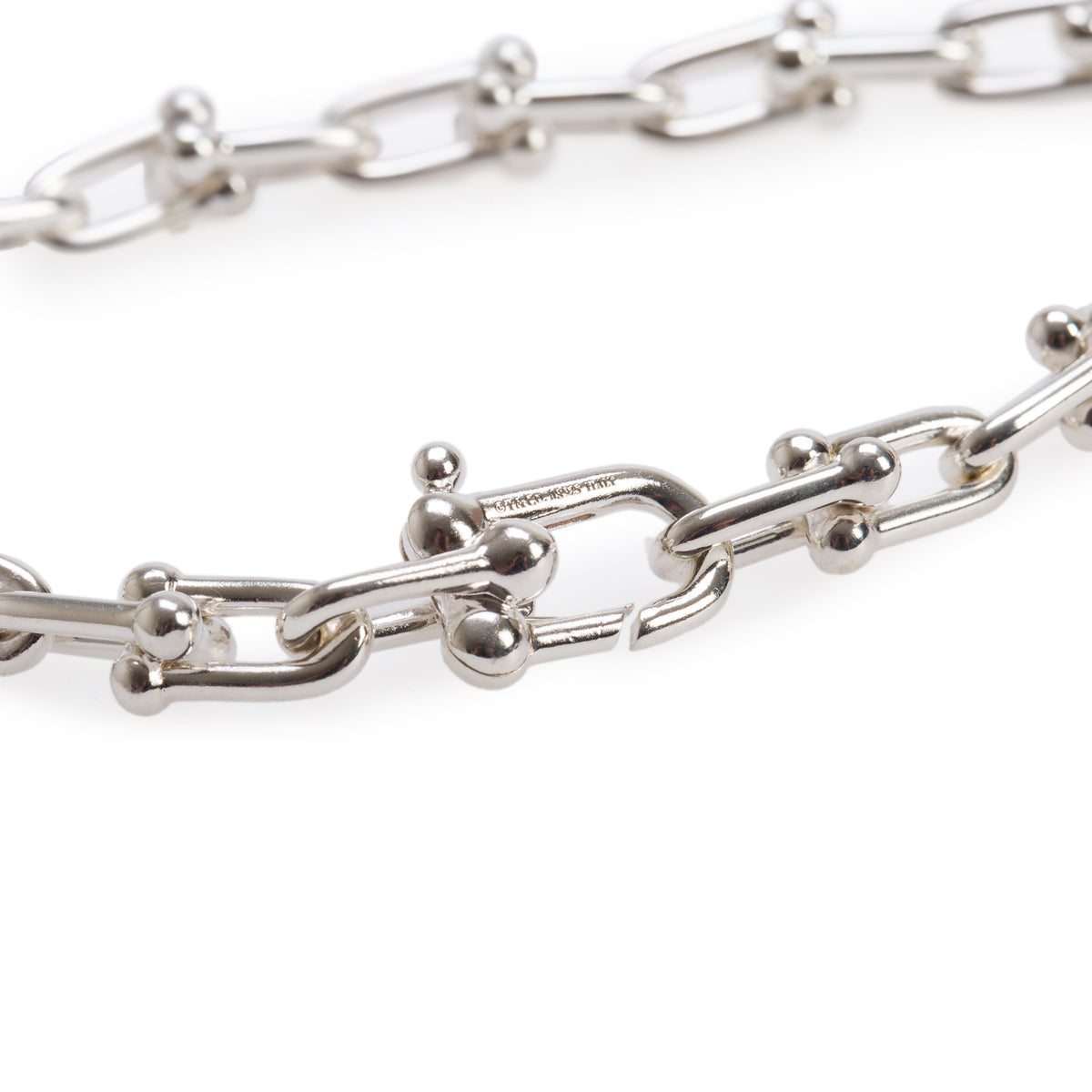 Tiffany & Co. Sterling Silver HardWear Small Link Bracelet w/ Box