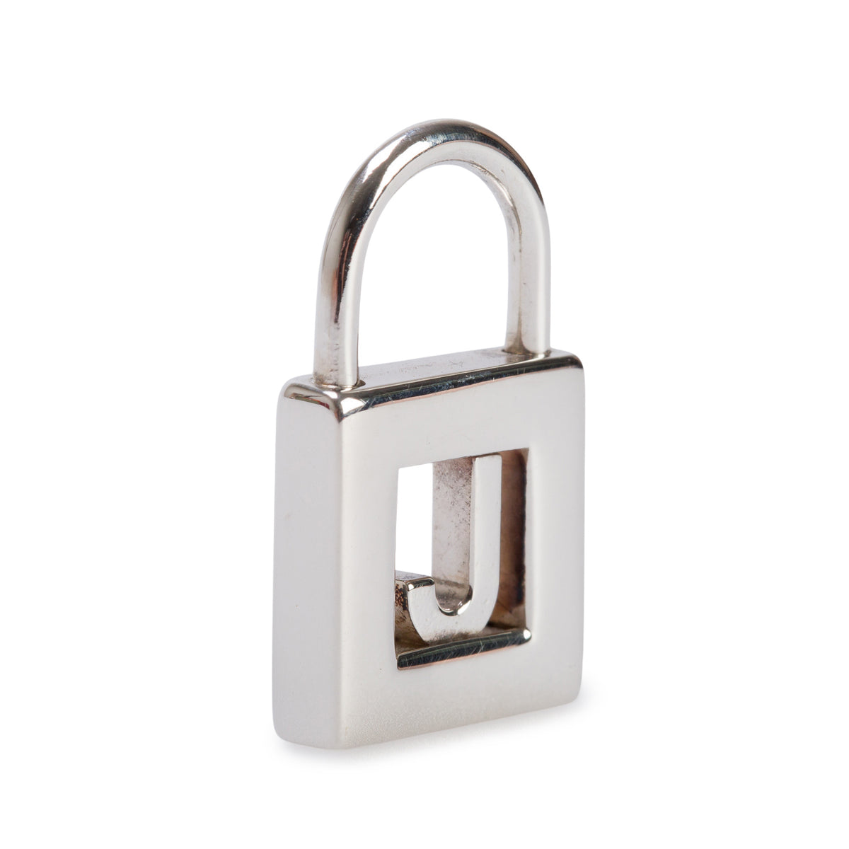 Tiffany & Co. Sterling Silver Letter 'J' Lock Charm