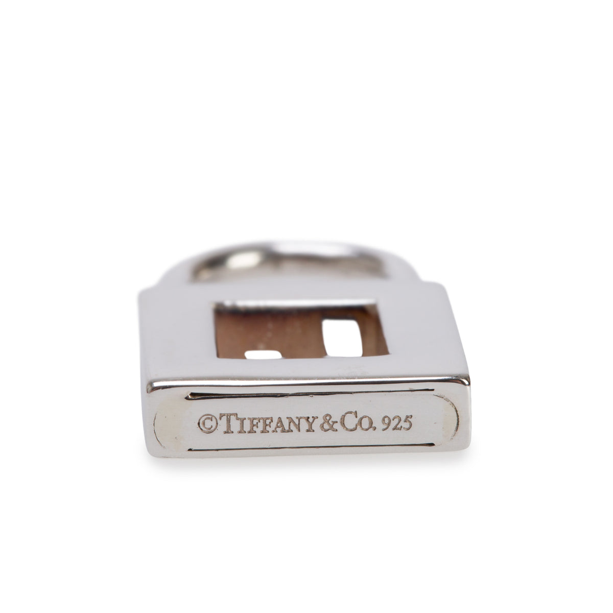 Tiffany & Co. Sterling Silver Letter 'J' Lock Charm
