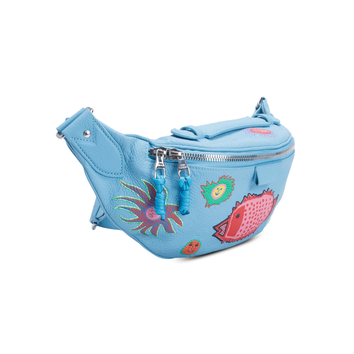 Louis Vuitton 2023 LV X YK Blue Taurillon Monogram Bumbag