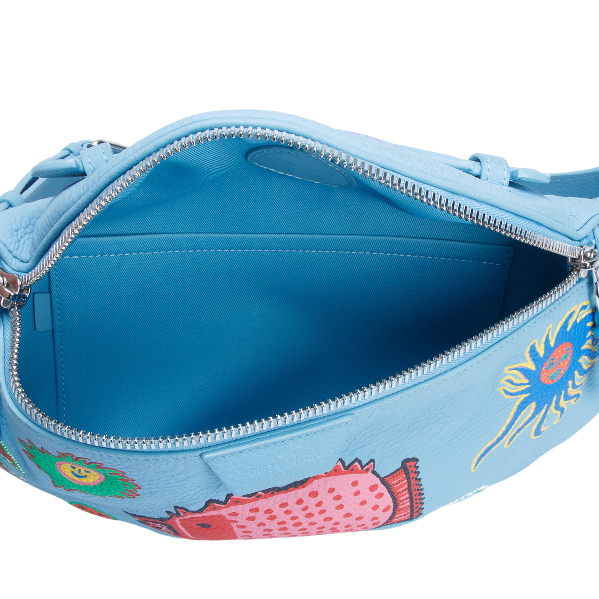 Louis Vuitton 2023 LV X YK Blue Taurillon Monogram Bumbag