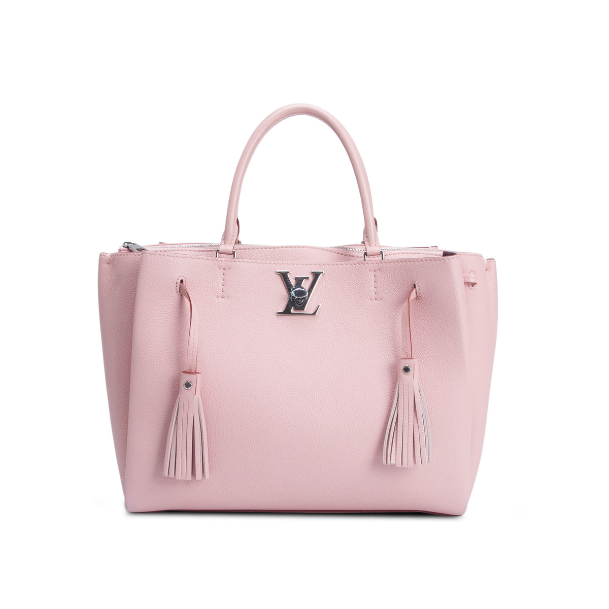 Louis Vuitton Pink Calfskin LockMeTo Tote w/ Strap