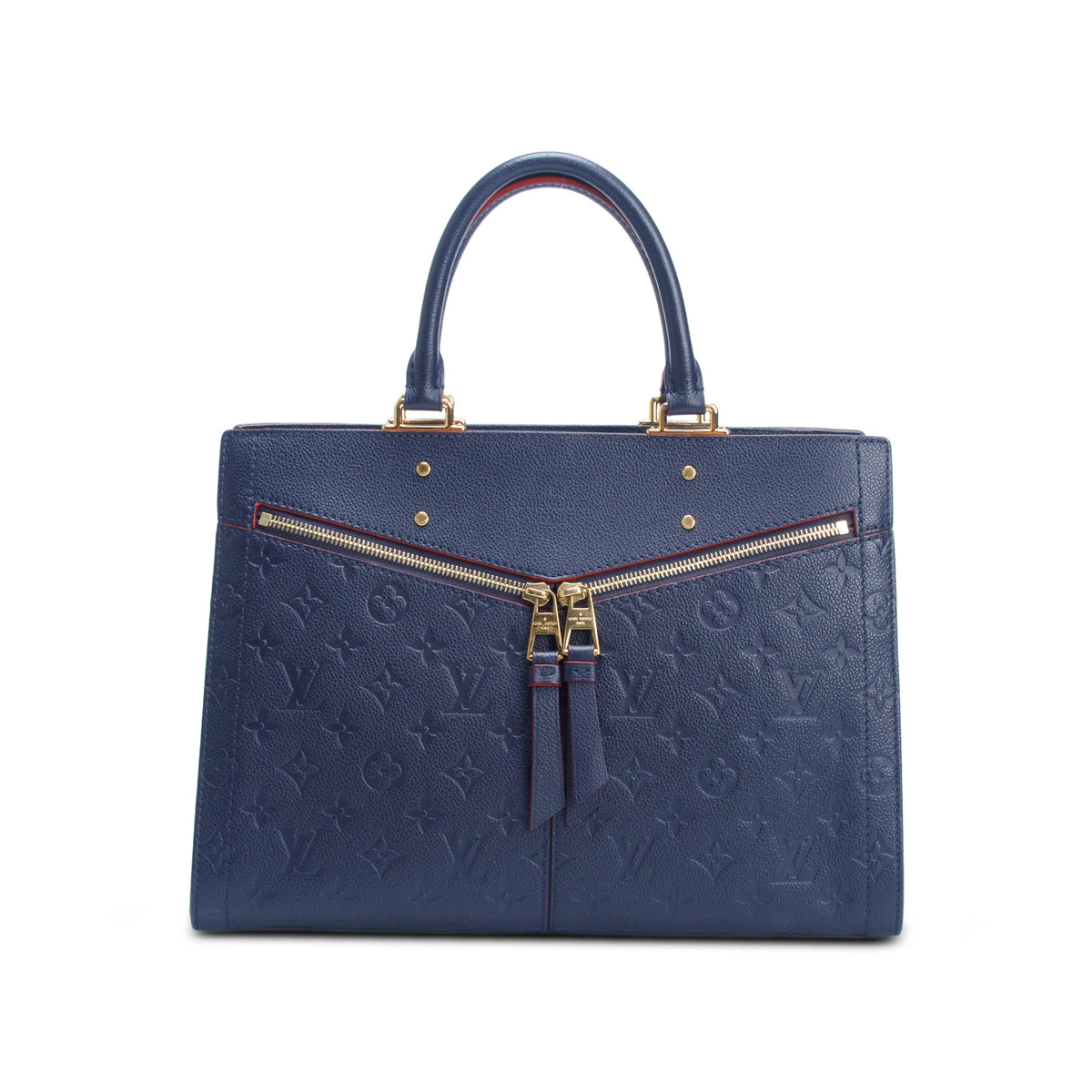 Louis Vuitton Navy Leather Empreinte Sully PM w/ Strap