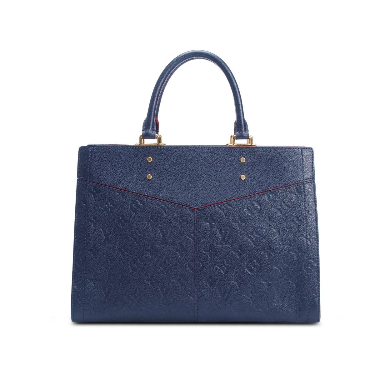 Louis Vuitton Navy Leather Empreinte Sully PM w/ Strap