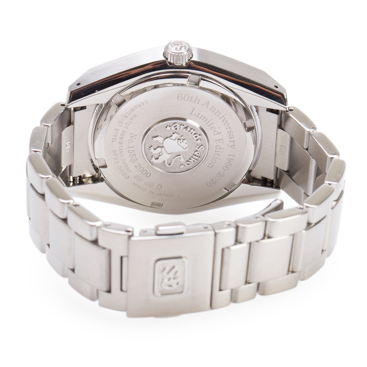 Grand Seiko Limited Editon 60th Anniversary 2025 Stainless Steel Sport Collection 40 MM Quartz Watch Blue Dial w/ Box & Papers