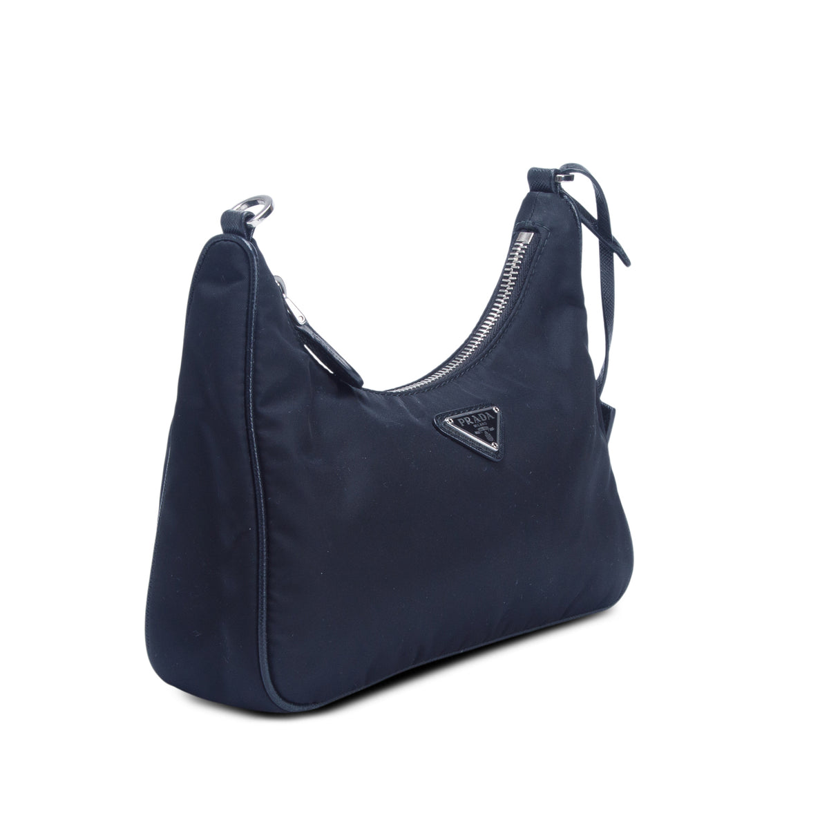 Prada 2021 Black Re-Edition 2005 Re-Nylon Bag w/ Authenticity Card & Straps