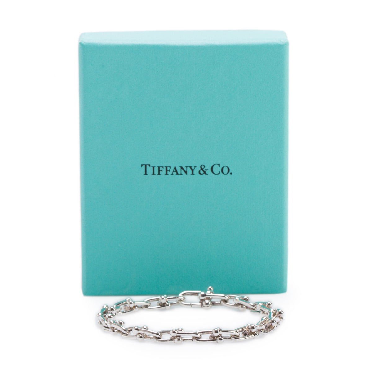 Tiffany & Co. Sterling Silver HardWear Small Link Bracelet w/ Box